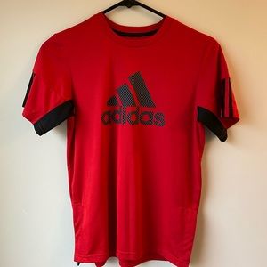 Red Adidas Youth dryfit